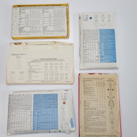 Lot of 21 Vintage Sewing Patterns Womens, Teens, Men Mixed  Brands - Picture 5 of 9